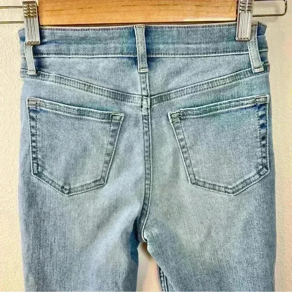 GAP Teen Girls Sky High Rise Ankle Jeans with Exposed Fly Size 8